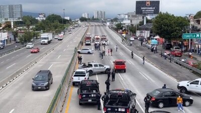 La circulación quedó cerrada con dirección a la Ciudad de México