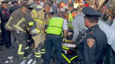 Fue llevada al centro hospitalario más cercano para evaluar los lesiones causadas