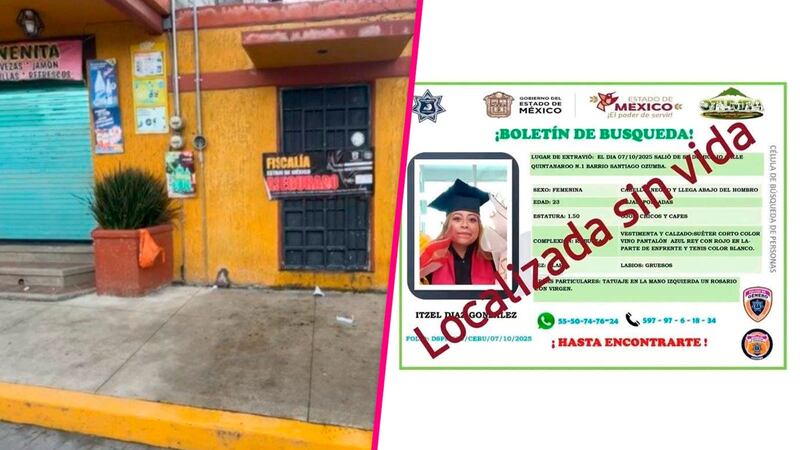 Hallan cuerpo de Itzel al interior de una cisterna; desapareció tras cenar con un conocido