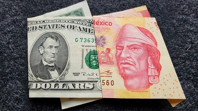 Esta semana, la ganancia del peso mexicano fue de 1.07%
