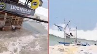VIDEOS: Olas gigantes golpean costas de Perú; captan embarcaciones destruidas e inundaciones