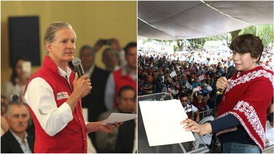 Alfredo del Mazo y Delfina Gómez son los candidatos con más posibilidades de ganar la elección del Edomex