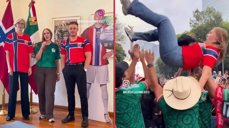 Embajada de Noruega invita a la afición mexicana a apoyar a Haaland en el partido vs. Inglaterra