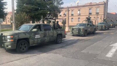 Dicho despliegue, se trata del arribo de federales más numeroso de los últimos meses en Michoacán.