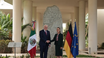 Recibimos en Cancún al presidente de Alemania, Frank-Walter Steinmeier