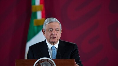 El presidente aseguró que el nuevo aeropuerto quedará listo en marzo del 2022