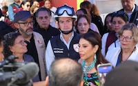 Clara Brugada anuncia apoyos económicos para los afectados por la explosión en Álvaro Obregón