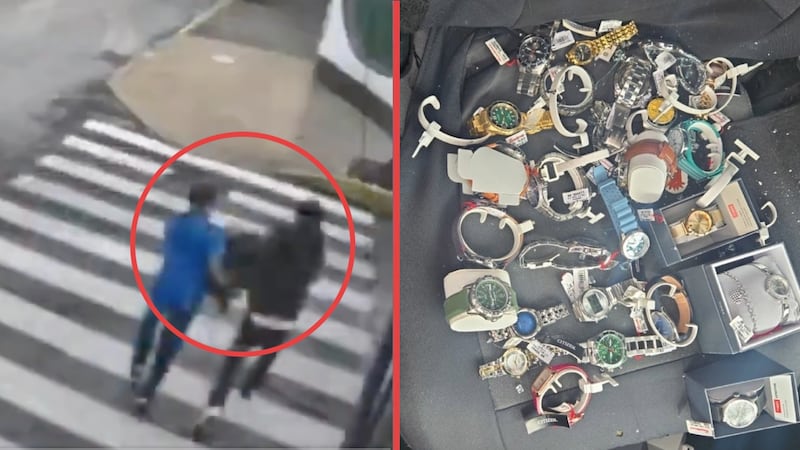 Persecución termina con 3 detenidos y la recuperación de 26 relojes robados en Coyoacán