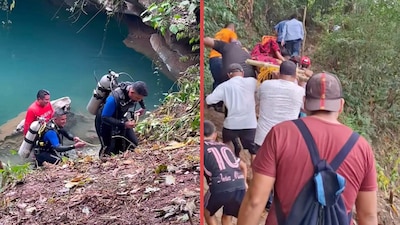 Erasto Crisanto Valdez fue localizado con vida dentro de una cueva al fondo de un cenote