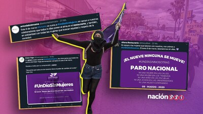 Algunas empresas se han sumado al paro nacional de mujeres y lo han dado a conocer en redes sociales