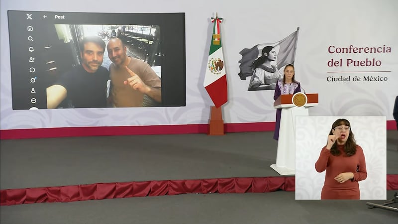 Sheinbaum exhibe a Fernando Cerimedo, socio de la Derecha Diario, acusado de intento de feminicidio