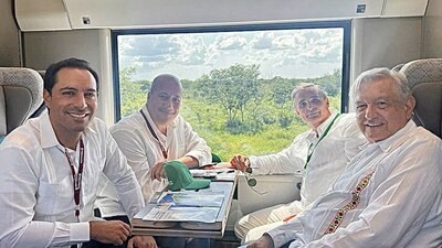 El mandatario jalisciense agradeció al Presidente por invitarlo al recorrido