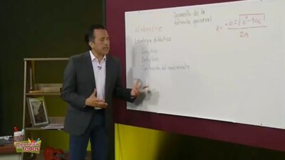 El gobernador de Veracruz dio una clase de cómo despejar una ecuación
