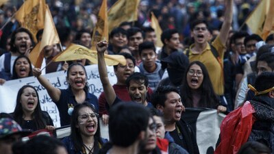 La comunidad de la UNAM se ha manifestado en contra de los grupos porriles