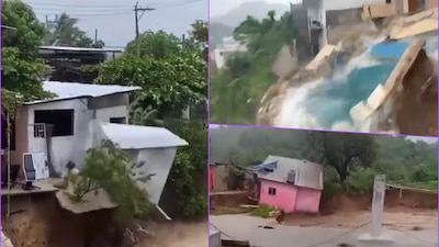 El huracán 'John' ha provocado el deslave de hogares en Guerrero