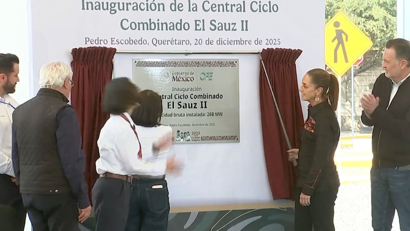 Sheinbaum inaugura la nueva central eléctrica en Querétaro “Josefa Ortiz Téllez Girón”