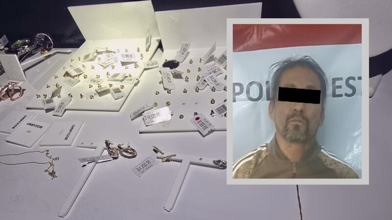 Revelan cuál fue el botín del robo a la joyería en la plaza Town Square Metepec