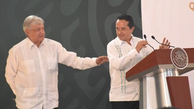 AMLO sumó al mandatario saliente a su gobierno.