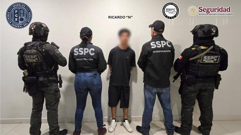 Detienen en Puebla a Ricardo ‘N’, presunto responsable del feminicidio de Andrea Maylín, en Morelos