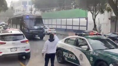 El operativo contra los presuntos 'paracaidistas' fue realizado por parte de elementos de la SSC