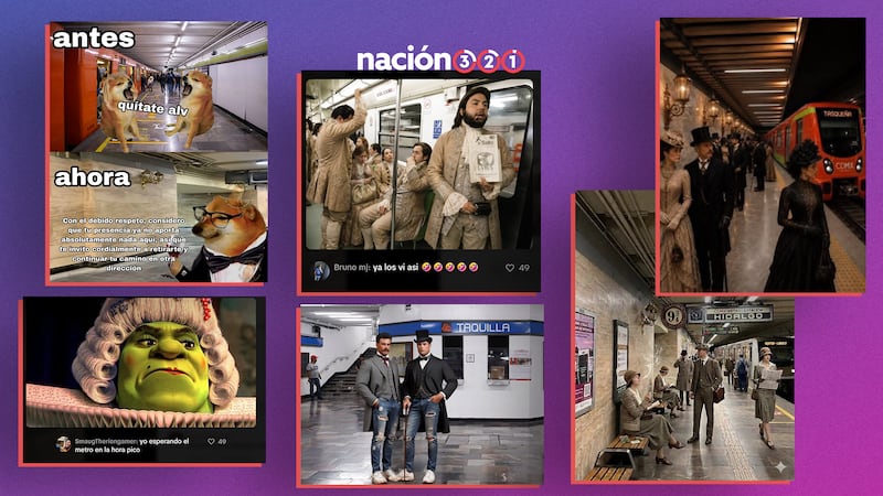 ¡Qué elegancia! ‘Candelabros’ del Metro Hidalgo desatan memes en redes sociales