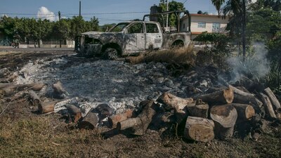 13 policías murieron durante una emboscada en el municipio de Aguililla este 14 de octubre