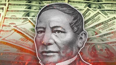 En ventanillas bancarias, el precio del dólar es de 17.09 pesos cada uno