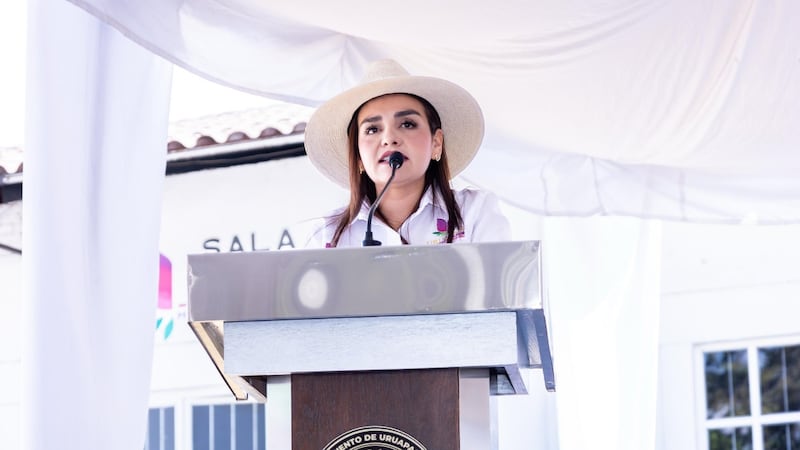 Grecia Quiroz, alcaldesa de Uruapan, no descarta buscar la gubernatura de Michoacán en 2027