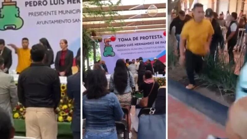 Nuevas imágenes: Así escapó de la policía el alcalde de Santo Tomás de los Plátanos