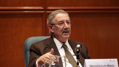Luis María Aguilar fue presidente de la Suprema Corte de 2015 a 2018