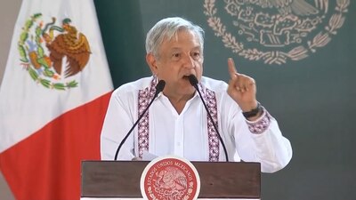AMLO le pidió a unas personas en San Luis Potosí que se unieran a la reconciliación de México