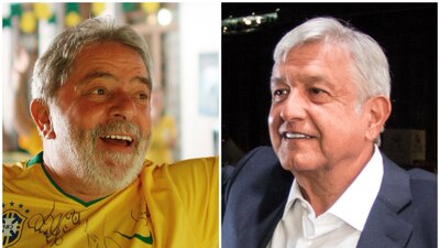 Dos políticos que han sido tachados de populistas.