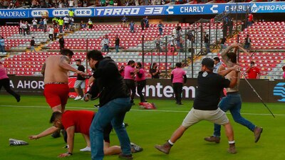 El 5 de marzo se registró una batalla campal entre aficionados del Querétaro y el Atlas