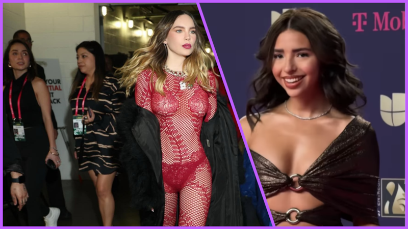 VIDEO: ¿Piernitas para qué las quiero? Esto hizo Ángela Aguilar cuando vio a Belinda