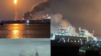 “Fue una flama en el exterior de uno de los tanques”: Pemex niega incendio en refinería de Dos Bocas