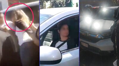 La mujer se molestó al ver invadida la calle y aventó su camioneta contra varios niños