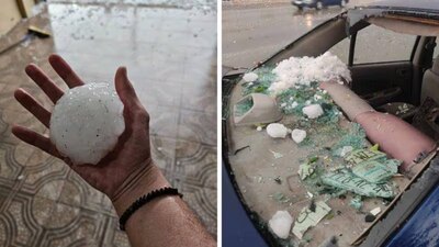 La ‘granizada’ ocurrida en Coahuila se debe al frente frío 40