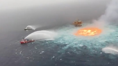 El siniestro se registró cerca de la plataforma Ku Sierra de la empresa productiva del Estado