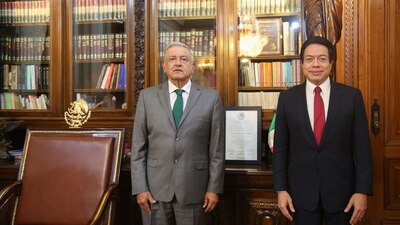 Delgado le informó al presidente que solicitará licencia como diputado federal