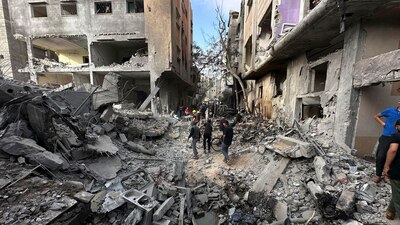 La guerra ha reducido a escombros la Franja de Gaza