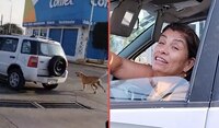 VIDEO: ¿Lo abandonó? Denuncian a mujer por abandonar a su perrito en Puebla