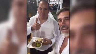 El exintegrante de La Casa de los Famosos presumió que Blanco Bravo llevó tacos para las y los legisladores de uno de sus negocios