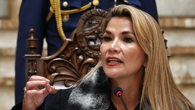 La legisladora se autoproclamó presidenta interina de Bolivia