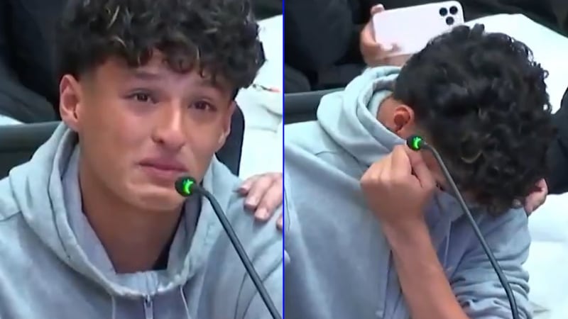 VIDEO: Joven de padres latinos rompe en llanto al narrar terror por redadas migratorias en EU