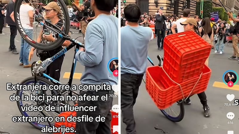 VIDEO: Influencer extranjero desata enojo de mexicanos en Desfile de Alebrijes Monumentales