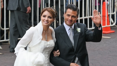 Angélica Rivera y Enrique Peña Nieto se casaron el 27 de noviembre de 2010 en Toluca, Estados de México
