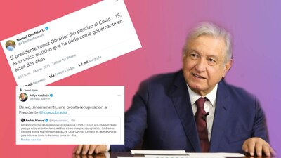 En redes sociales algunos desearon pronta recuperación al mandatario... otros de plano no ke creen