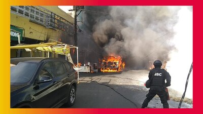 Una pipa de gas explotó cerca del Mercado de Jamaica