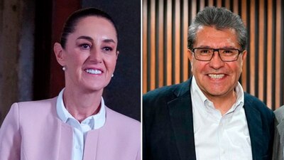 Fue lo que dijo la mandataria mexicana a Ricardo Monreal por el tema de su viaje en helicóptero