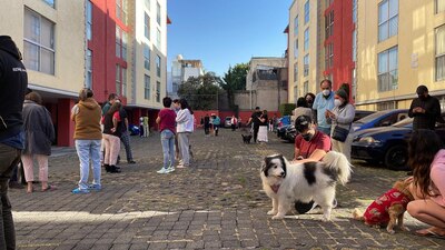 Unidad habitacional en la alcaldía Iztapalapa